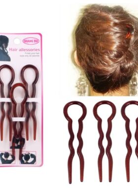 U Shaped Hair Pin Stick French Style Braiding Twist Hair Cli