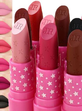 Nude Pink Lipstick Stick Waterproof Sexy Rose Red Velvet Mat