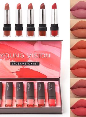 Matte Matte 12 Colors Lipstick Velvet Not Easy Sticky Lipsti