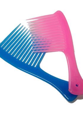 Wide Tooth Smooth Hairdressing Comb Big Size Wet Long Curly
