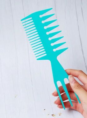 Big Teeth Double Side Tooth Combs Barber Hair Dyeing Cutting