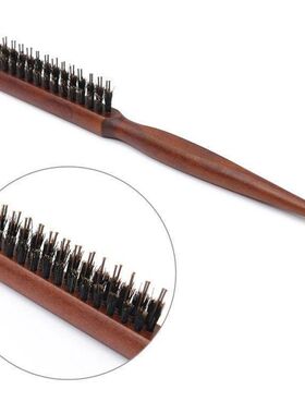 Boar Bristle Teasing Brush for Women Comb Hairbrush with Tai