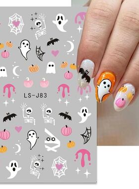 Halloween Nail Art Stickers Cute Halloween Nail Decals Self-