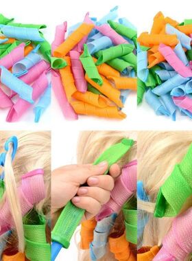 18pcs/set Spiral Hair Curlers Heatless Non-Damaging Wave For