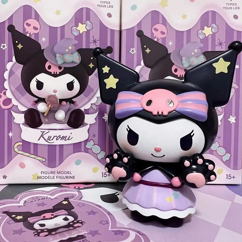 Kawaii Kuromi Blind Box Figure Toys Sanrio Figurine Model Co - 图2