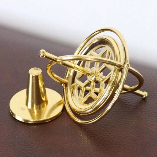 Metal Self-balancing Finger Gyroscope Toy Anti-gravity Color - 图3