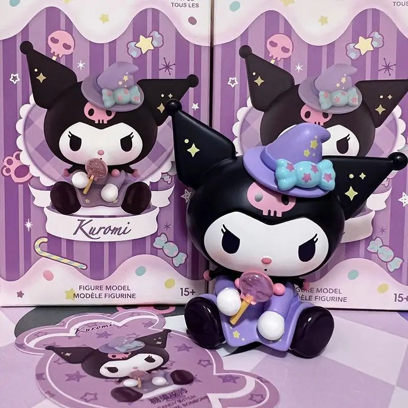 Kawaii Kuromi Blind Box Figure Toys Sanrio Figurine Model Co - 图1