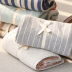Một đôi gối cotton Scorpio Cotton in không đơn giản sọc tốt gối bông - Gối trường hợp gối chống giật mình Gối trường hợp