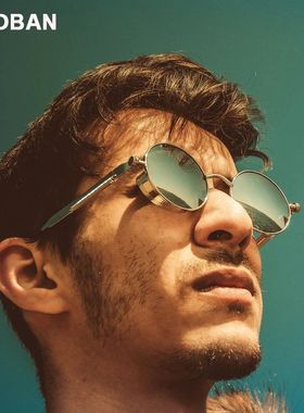 Classic Steampunk Sunglasses Men Women Retro Gothic Round Ma