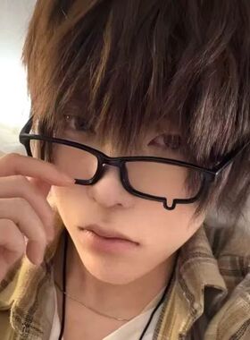 Cute Anime Glasses Crying Dripping Tears Glasses Unisex Blac