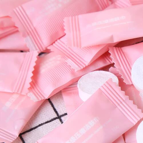 10/50/100 Disposable Compressed Towel Compact Travel Coin Ti - 图0