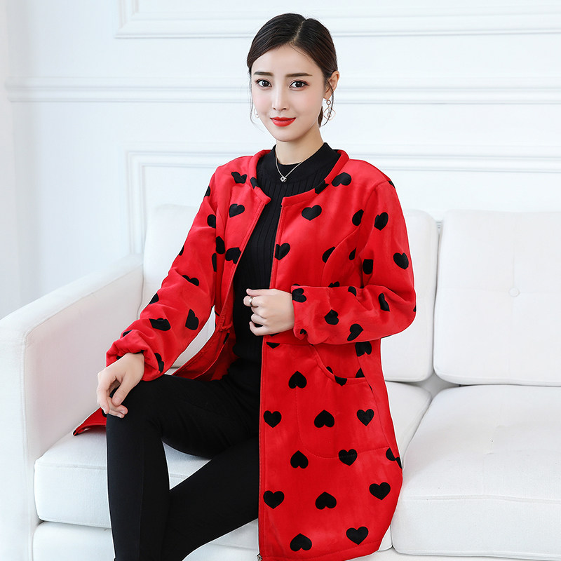 成人罩衣女秋冬加绒加厚外套长袖厨房防水防油围裙时尚护衣工作服,淘宝优惠券,粉丝福利购,淘宝优惠卷