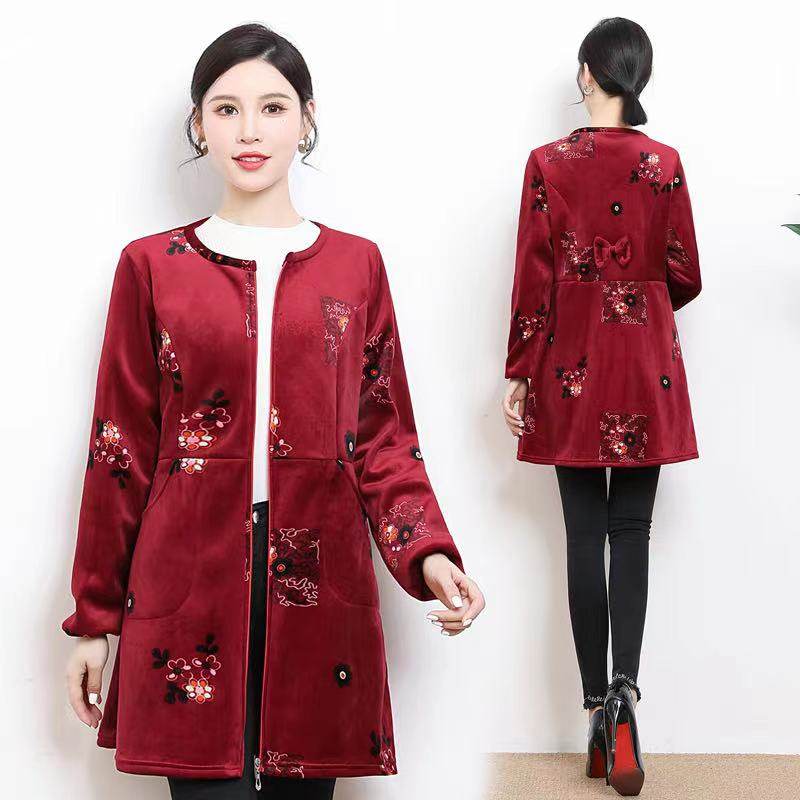 成人罩衣女秋冬加绒加厚外套长袖厨房防水防油围裙时尚护衣工作服,淘宝优惠券,粉丝福利购,淘宝优惠卷