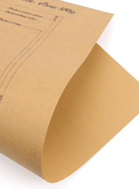 Paris Tower Hand Drawn Sketches Retro Kraft Paper Poster