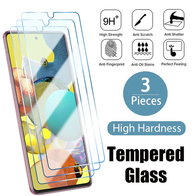 3Pcs Screen Protector for Samsung Galaxy A6 A7 A8 A10 A20e A21S A30 S A40 A50 A70 A12 A22 5G A31 A32 - 图2