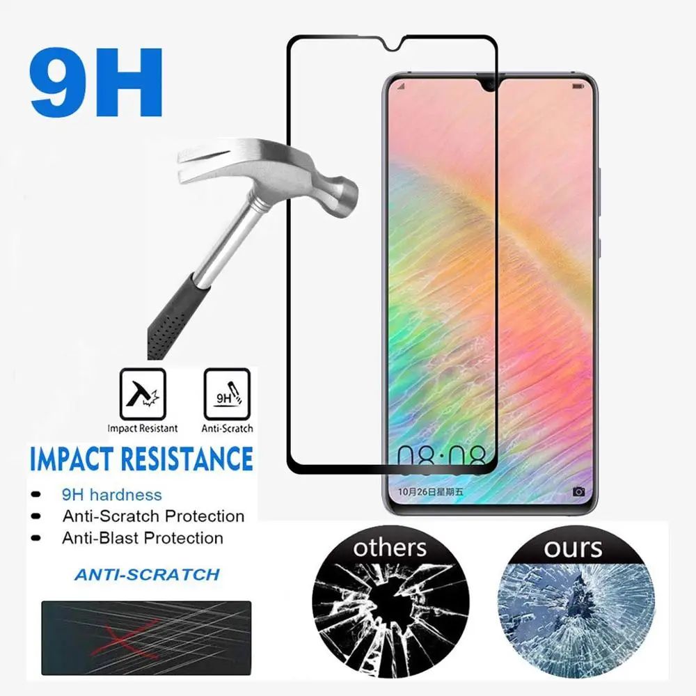 5D 9H Full Cover Black Tempered Glass for Huawei Mate 20 X Protective Film Glass for Huawei Mate 20X - 图3