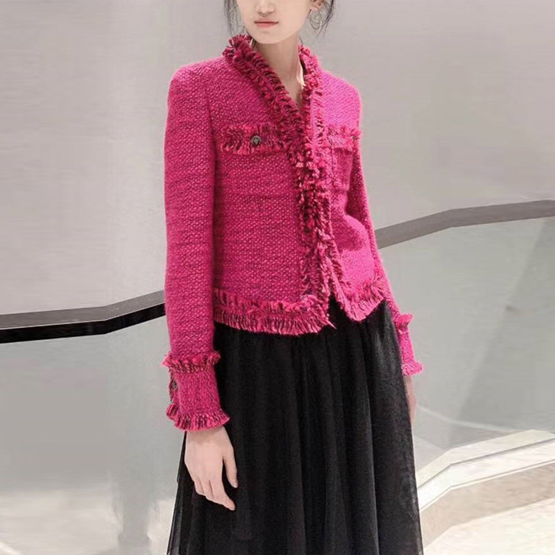 年阿玛施新特2021秋新款高腰短外套 必帅短外套