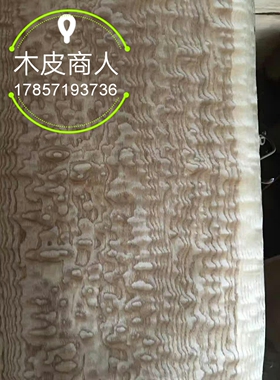 天然实木木皮花曲柳 泡泡岑 家具滑板木皮 乐器装饰 汽车内饰岑木