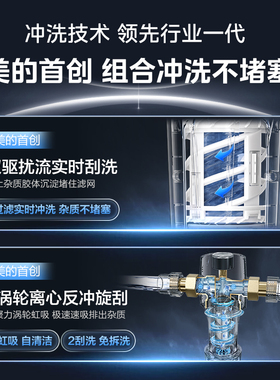 美的前置过滤器全自动护全屋用水