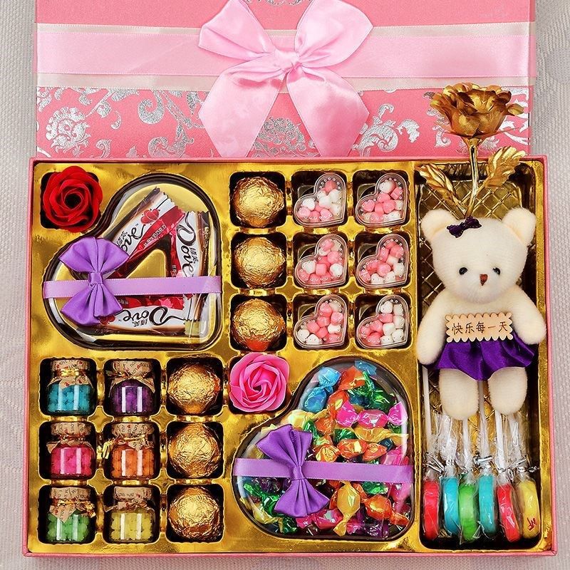 生日礼物女孩子送女童6岁8女儿童10十12巧克力7创意11毕业9棒棒糖