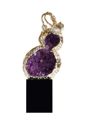 乔迁新居水晶葫芦摆件高档