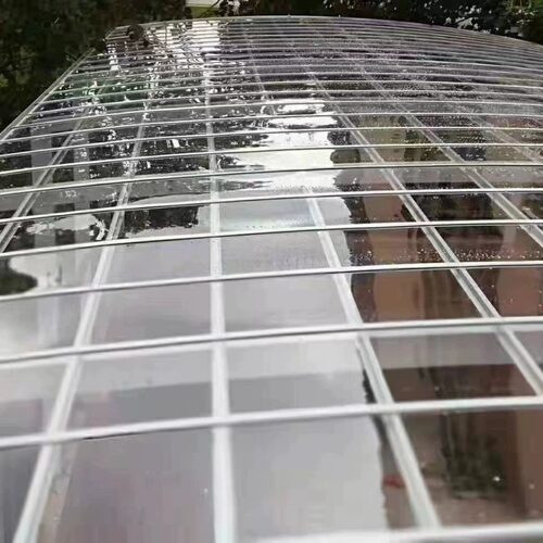 PC耐力板透明5mm3mm有机玻璃板透明pvc塑料板阳光板雨棚阳台挡板-图2