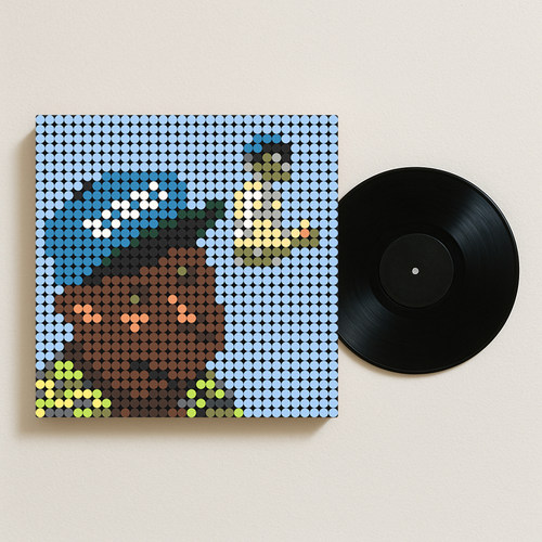 Tyler, The Creator Wolf 积木专辑周边封面海报带相框 - 图0