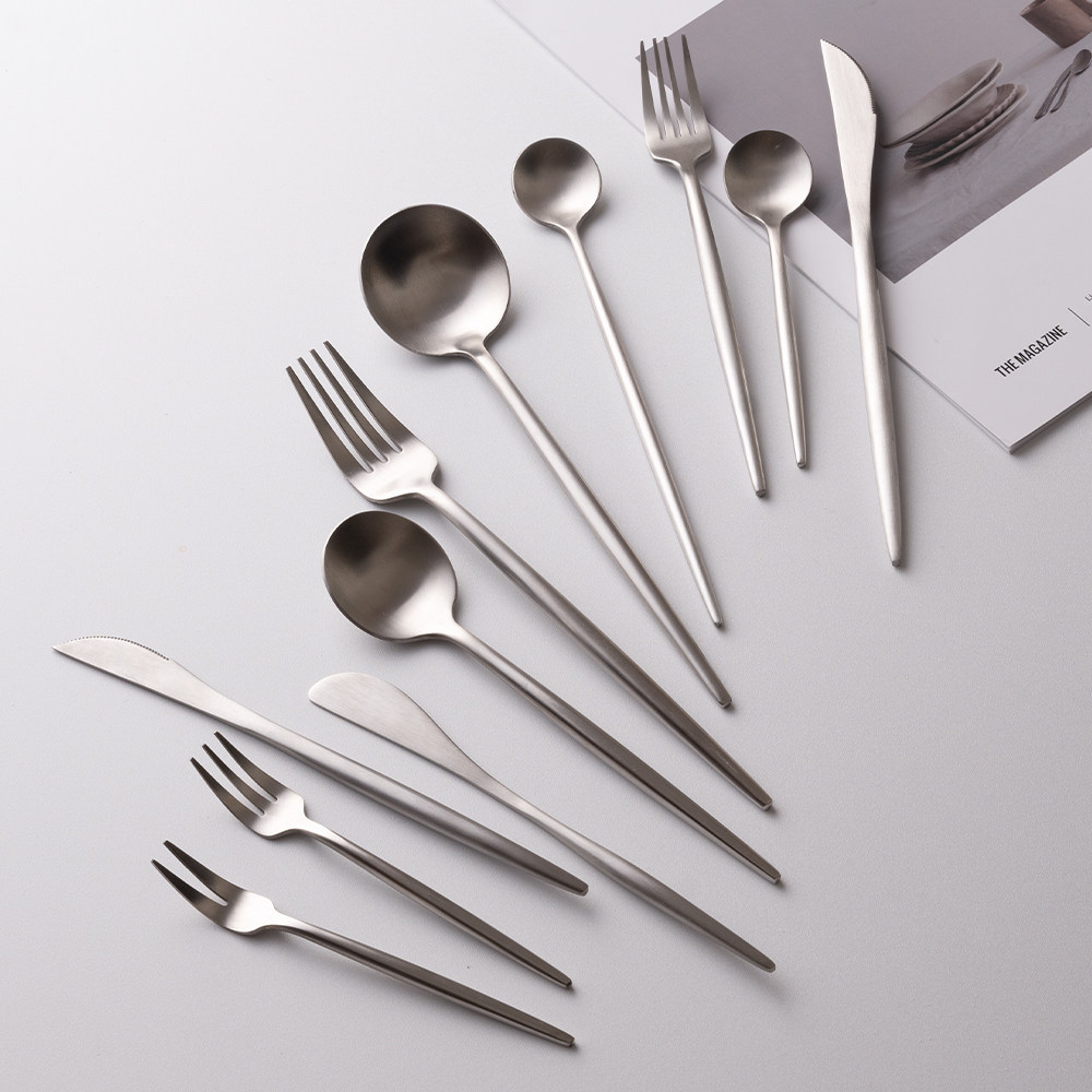 【外贸原单】304不锈钢刀叉勺套装西餐食品级磨砂特厚牛排刀餐厅,淘宝优惠券,粉丝福利购,淘宝优惠卷