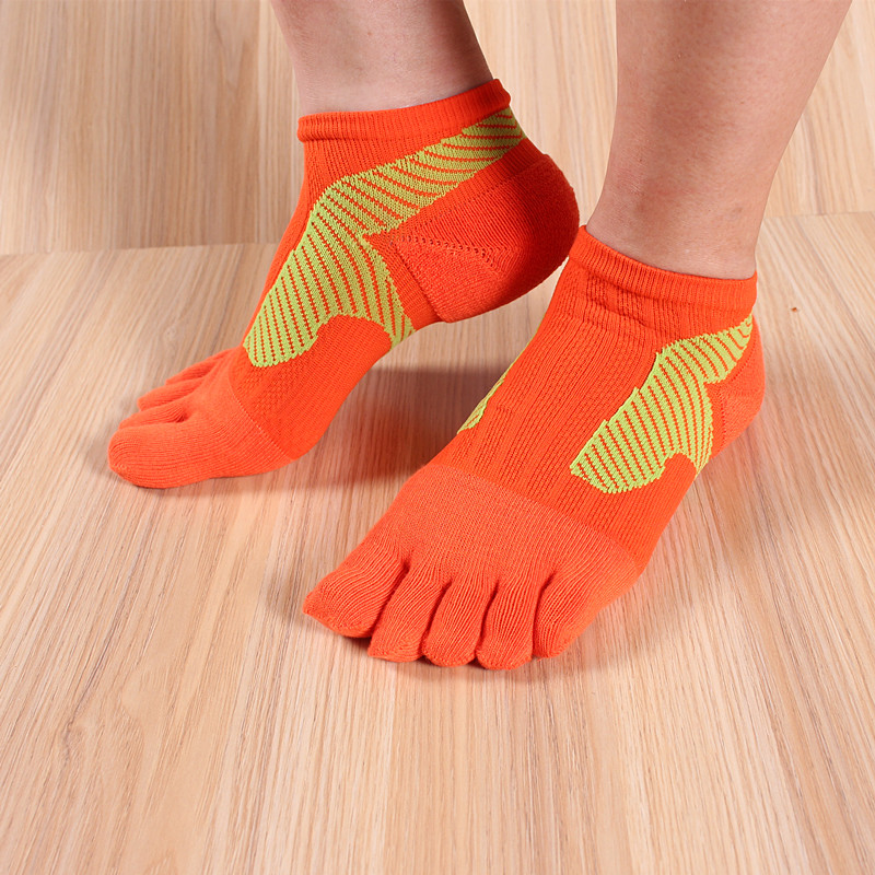 五指袜女男专业运动跑步船袜压缩袜速干防臭越野马拉松脚趾分趾袜 - 图2