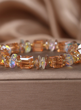 奥地利水晶手链女韩版个性简约