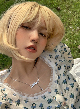 小鬼锁骨链钛钢小鬼心碎钛钢项链