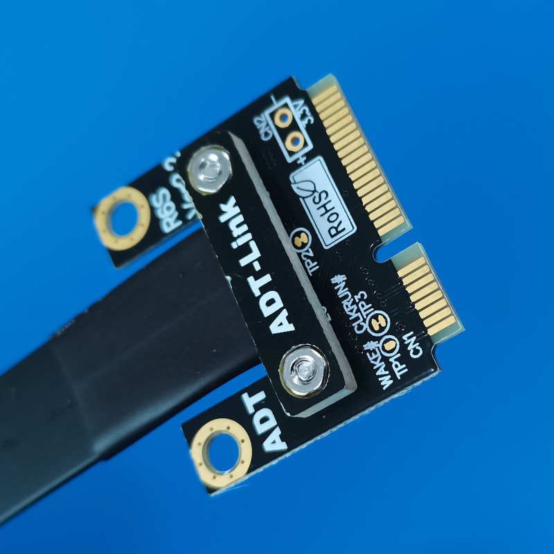 mPCIe无线网卡延长线转接 M.2 WIFI A.E ngff接口转 mini-PCI-e-图2