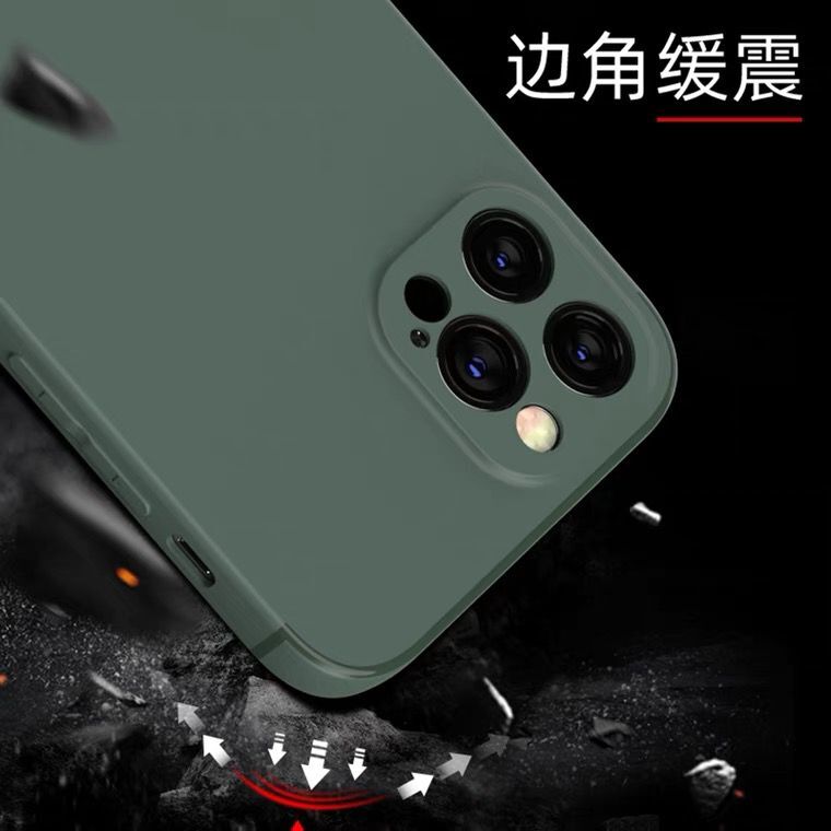 适用苹果12手机壳带防尘塞iPhone11Promax硅胶套x超薄7plus磨砂13 - 图1