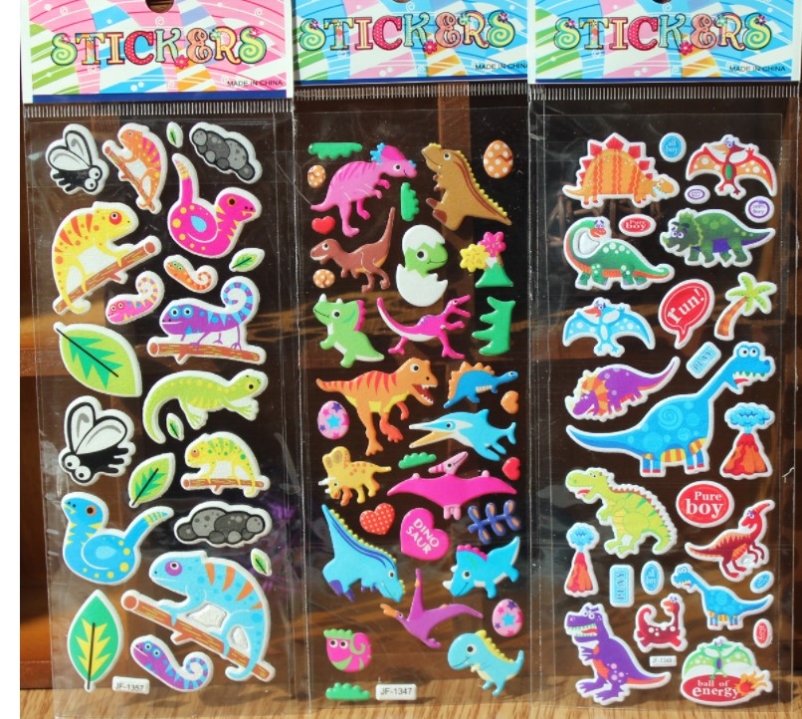 3D Stickers for Kids Toddlers 20/8 Different Sheets 3D Puffy - 图2