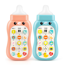 儿童音乐手机玩具宝宝女男孩电话 婴儿可咬小孩女孩仿真益智0-1岁