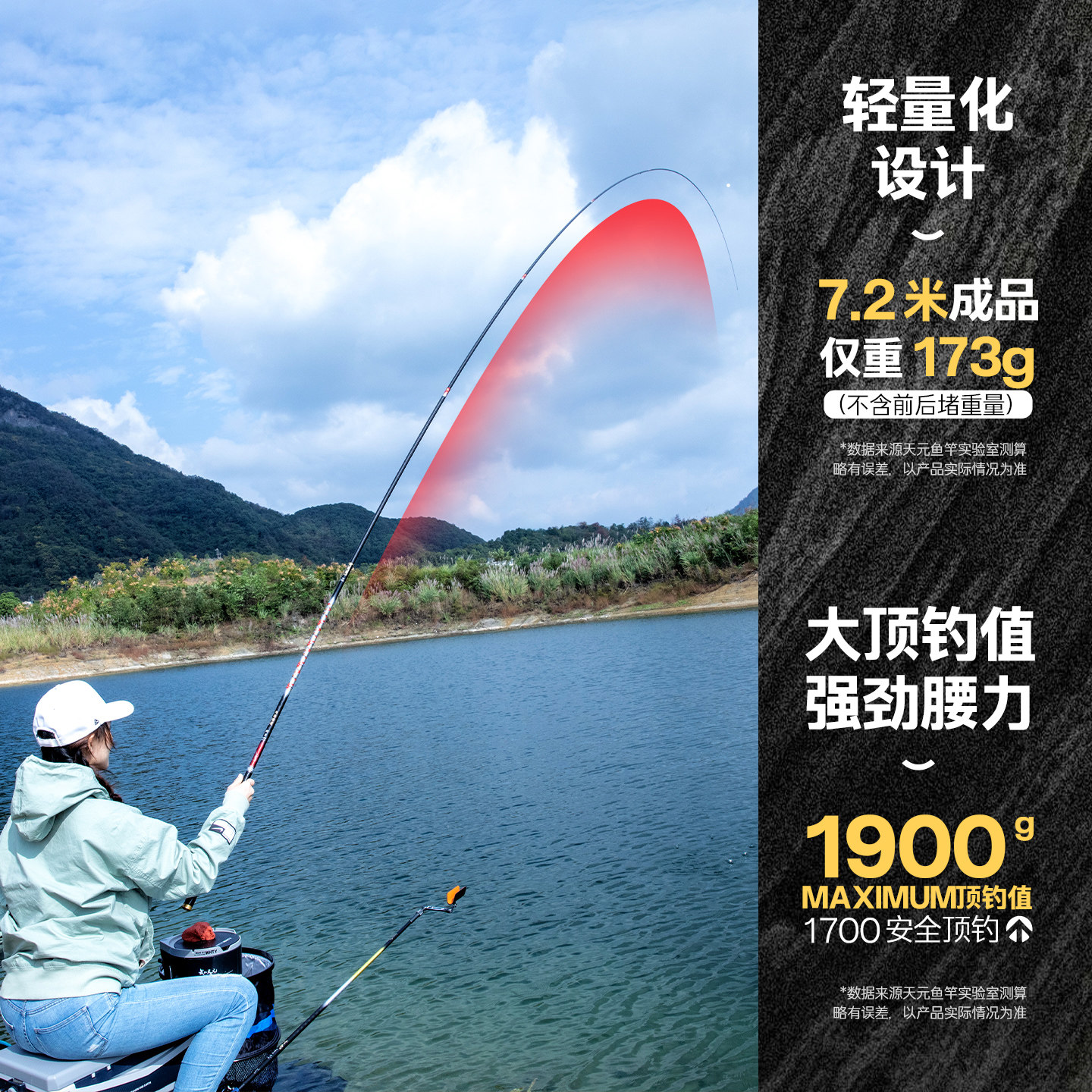 天元邓刚洺将鲫二代轻盈硬挺轻量台钓竿钓鱼竿野钓鲫鱼竿钓鱼装备,淘宝优惠券,粉丝福利购,淘宝优惠卷