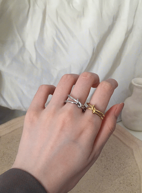 ins潮风小众设计开口可调节戒指