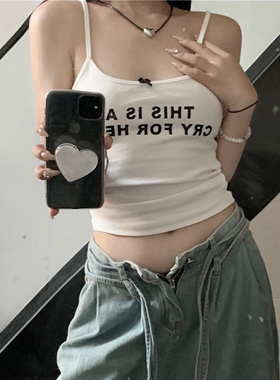 韩国博主fever同款银色爱心项链ins小众设计可调节抽绳锁骨链