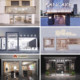 High-end physical store decoration door renderings