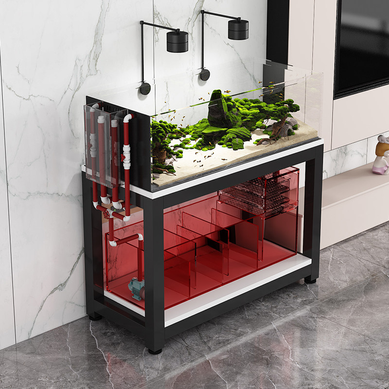 可定制双层鱼缸架底座客厅多层超强承重鱼缸桌铁艺落地置物架子,淘宝优惠券,粉丝福利购,淘宝优惠卷