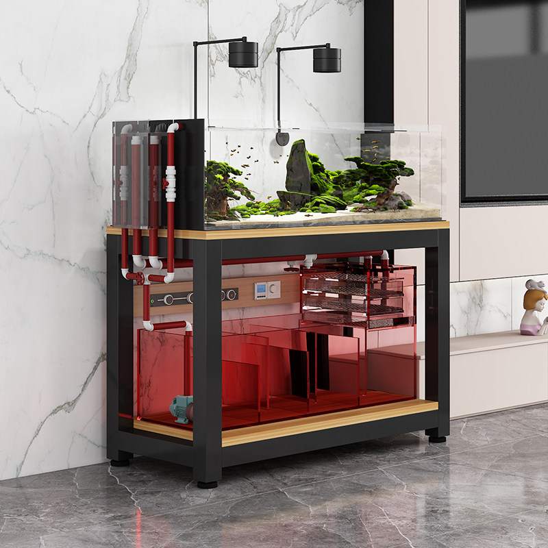 可定制双层鱼缸架底座客厅多层超强承重鱼缸桌铁艺落地置物架子,淘宝优惠券,粉丝福利购,淘宝优惠卷