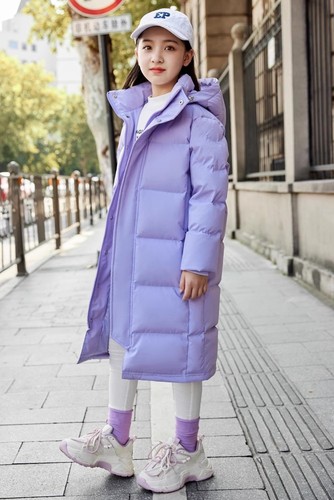 2025新款巴拉童年男童羽绒服加厚中长款女童儿童中大童冬装潮包邮 - 图3
