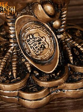 厂家直销金鸡摆件树脂仿铜摆设十二生肖鸡 家居摆设