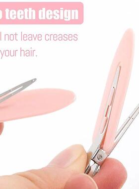10pcs/set No Crease Basic Hair Clips For Women Girls Hair St