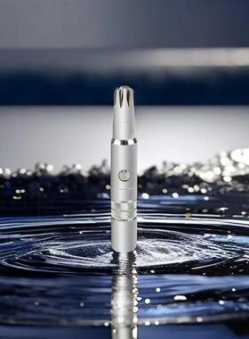 Stainless Steel Manual Nose Hair Trimmer for Men - Portable