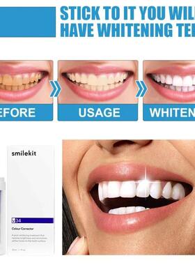 V34 Purple Safe Teeth Whitening Toothpaste Teeth Cleaning Re