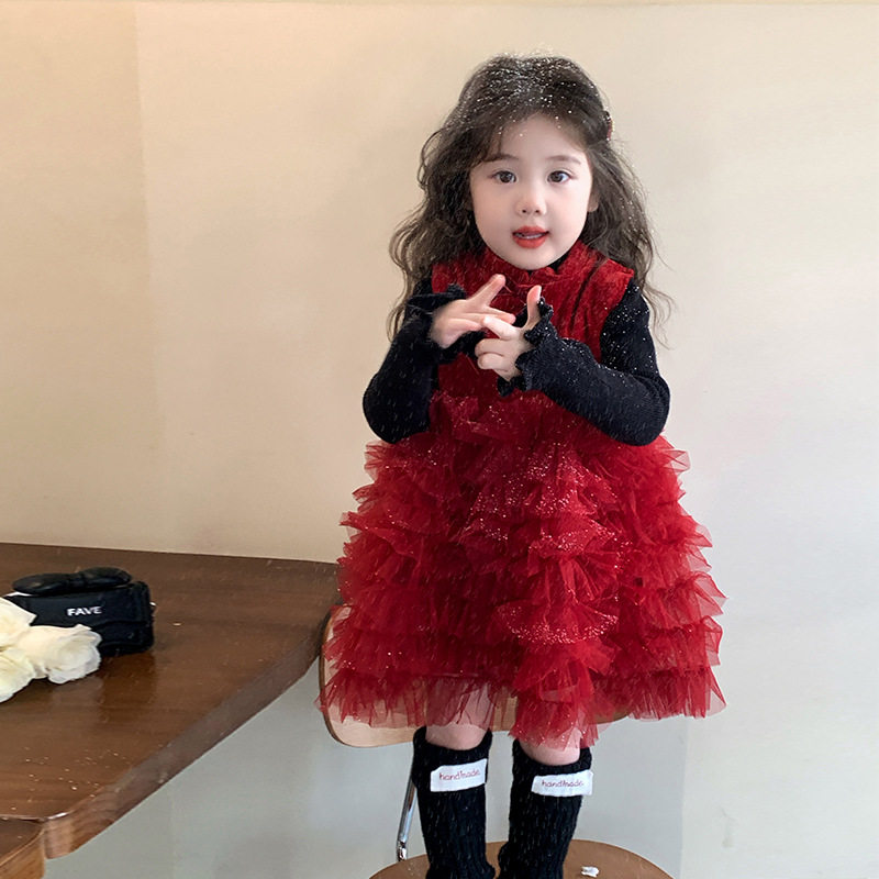 女童加绒连衣裙秋冬装儿童汉服周岁礼服宝宝过年衣服拜年裙子,淘宝优惠券,粉丝福利购,淘宝优惠卷