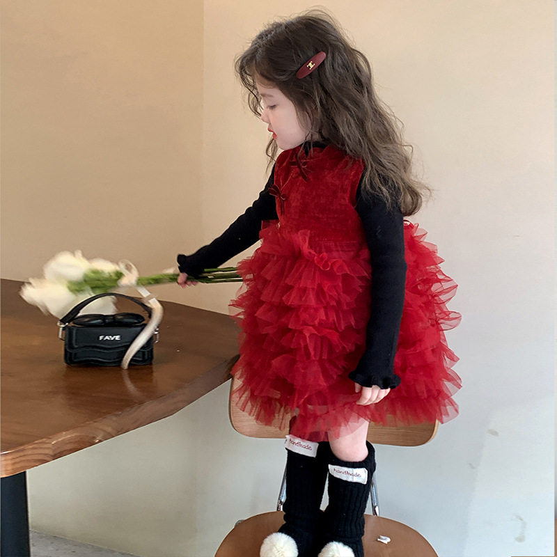 女童加绒连衣裙秋冬装儿童汉服周岁礼服宝宝过年衣服拜年裙子,淘宝优惠券,粉丝福利购,淘宝优惠卷