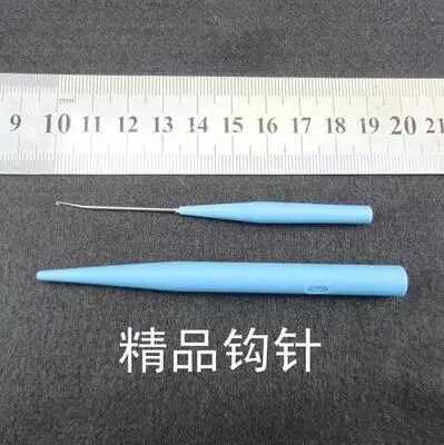 文玩手工diy钩针穿线工具穿手串佛珠佛头三通散珠子引线钩子配件 - 图1