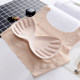 Sports seamless push-up vest style bra